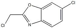 6-Chloro-2-chloromethylbenzooxazole 化学構造式