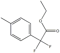 Ethyl Difluoro-(p-tolyl)acetate 化学構造式