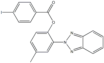 2-(2H-1,2,3-benzotriazol-2-yl)-4-methylphenyl 4-iodobenzoate|