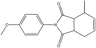  2-(4-methoxyphenyl)-4-methyl-3a,4,7,7a-tetrahydro-1H-isoindole-1,3(2H)-dione