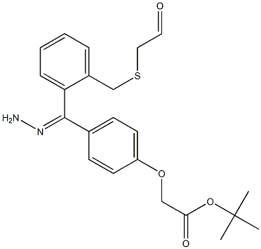 tert-butyl (4-{2-[(benzylsulfanyl)acetyl]carbohydrazonoyl}phenoxy)acetate