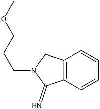 2-(3-methoxypropyl)-1-isoindolinimine Struktur
