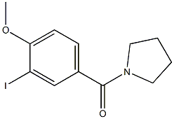 (3-iodo-4-methoxyphenyl)(1-pyrrolidinyl)methanone