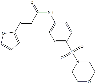 (E)-3-(2-furyl)-N-[4-(4-morpholinylsulfonyl)phenyl]-2-propenamide