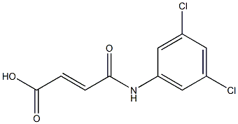 (E)-4-(3,5-dichloroanilino)-4-oxo-2-butenoic acid Struktur