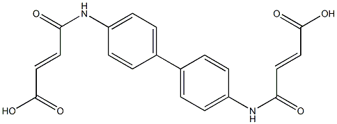 (E)-4-[(4'-{[(E)-4-hydroxy-4-oxo-2-butenoyl]amino}[1,1'-biphenyl]-4-yl)amino]-4-oxo-2-butenoic acid
