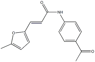 (E)-N-(4-acetylphenyl)-3-(5-methyl-2-furyl)-2-propenamide