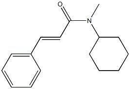 (E)-N-cyclohexyl-N-methyl-3-phenyl-2-propenamide Structure