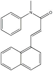 (E)-N-methyl-3-(1-naphthyl)-N-phenyl-2-propenamide