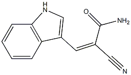 (Z)-2-cyano-3-(1H-indol-3-yl)-2-propenamide