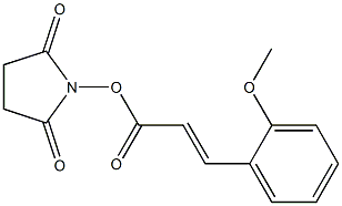1-{[(E)-3-(2-methoxyphenyl)-2-propenoyl]oxy}-2,5-pyrrolidinedione|