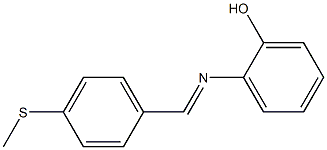 2-({(E)-[4-(methylsulfanyl)phenyl]methylidene}amino)phenol