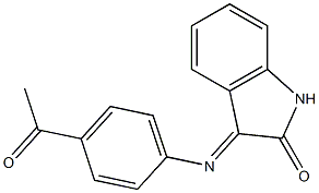 3-[(4-acetylphenyl)imino]-1H-indol-2-one