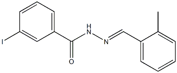 3-iodo-N'-[(E)-(2-methylphenyl)methylidene]benzohydrazide