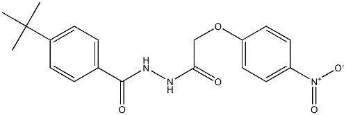 4-(tert-butyl)-N'-[2-(4-nitrophenoxy)acetyl]benzohydrazide