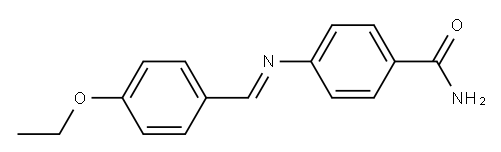4-{[(E)-(4-ethoxyphenyl)methylidene]amino}benzamide