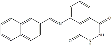 5-{[(E)-2-naphthylmethylidene]amino}-2,3-dihydro-1,4-phthalazinedione
