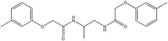  N-(1-methyl-2-{[2-(3-methylphenoxy)acetyl]amino}ethyl)-2-(3-methylphenoxy)acetamide