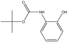 tert-butyl 2-hydroxyphenylcarbamate Struktur