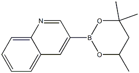3-(4,4,6-Trimethyl-1,3,2-dioxaborinan-2-yl)quinoline Structure