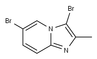 3,6-dibromo-2-methylimidazo[1,2-a]pyridine Structure