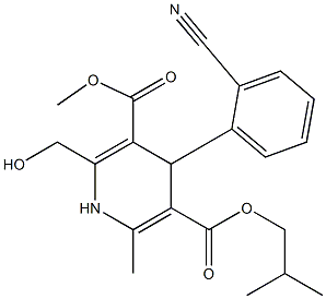 4-(2-Cyanophenyl)-2-hydroxymethyl-6-methyl-1,4-dihydropyridine-3,5-dicarboxylic acid 3-methyl 5-isobutyl ester