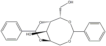 2-O,6-O:3-O,5-O-Dibenzylidene-D-glucitol Structure