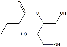 クロトン酸1-(ヒドロキシメチル)-2,3-ジヒドロキシプロピル 化学構造式