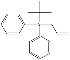tert-Butyldiphenyl(2-propenyl)silane Structure
