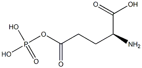 (2S)-2-Amino-4-(phosphonooxycarbonyl)butyric acid Struktur