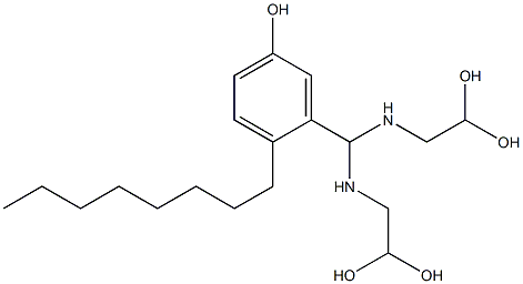  3-[Bis[(2,2-dihydroxyethyl)amino]methyl]-4-octylphenol