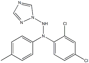 1-(1H-1,2,4-Triazol-1-yl)-2-[4-methylphenyl]-2-(2,4-dichlorophenyl)hydrazine|