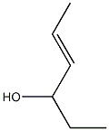 (E)-2-Hexen-4-ol Structure