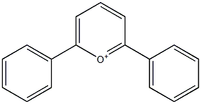 2,6-Diphenylpyrylium 结构式