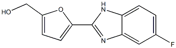 5-Fluoro-2-[5-(hydroxymethyl)furan-2-yl]-1H-benzimidazole Structure