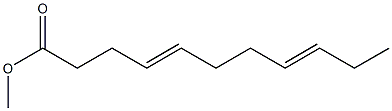 4,8-Undecadienoic acid methyl ester Structure