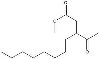 3-Acetylundecylic acid methyl ester 结构式