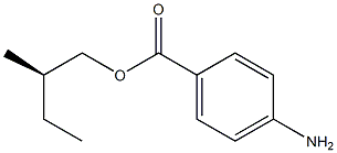 (-)-p-Aminobenzoic acid (R)-2-methylbutyl ester Structure
