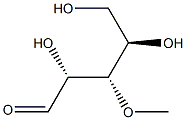 3-O-メチル-D-キシロース 化学構造式