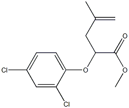 2-(2,4-Dichlorophenyloxy)-4-methyl-4-pentenoic acid methyl ester Structure