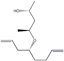 (1R,3S)-3-[[(1R)-1-Allyl-4-pentenyl]oxy]-1,3-dimethyl-1-propanol Struktur