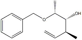 (2R,3R,4S)-2-Benzyloxy-4-methyl-5-hexen-3-ol Structure