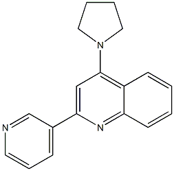 4-(1-Pyrrolidinyl)-2-(3-pyridinyl)quinoline
