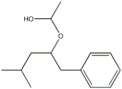 アセトアルデヒドベンジルイソペンチルアセタール 化学構造式