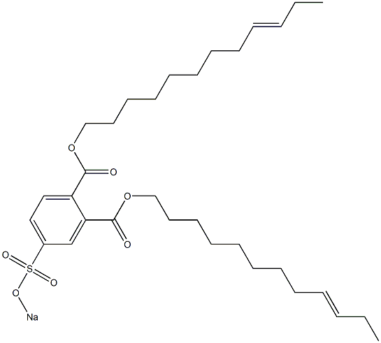 4-(Sodiosulfo)phthalic acid di(9-dodecenyl) ester
