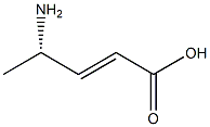 [S,(-)]-4-Amino-2-pentenoic acid Structure