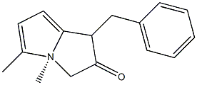(4S,5S)-1-Benzyl-4,5-dimethyl-2-pyrrolizinone Structure