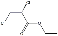 [R,(+)]-2,3-Dichloropropionic acid ethyl ester Struktur