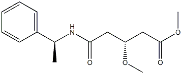  (3R)-4-[[(S)-1-Phenylethyl]aminocarbonyl]-3-methoxybutyric acid methyl ester