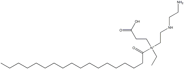 N-[2-[(2-Aminoethyl)amino]ethyl]-N-(2-carboxyethyl)-N-ethyl-1-oxo-1-octadecanaminium